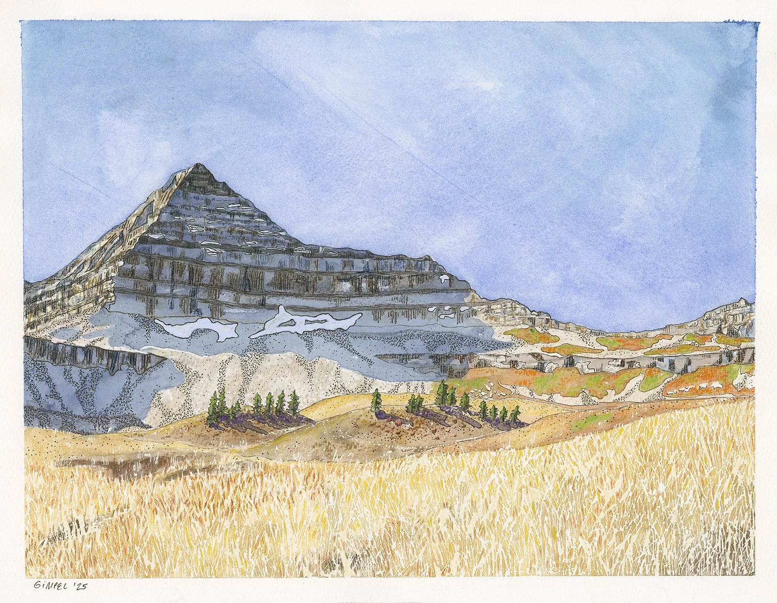 11x14 Archival Matte Mt. Timpanogos Print