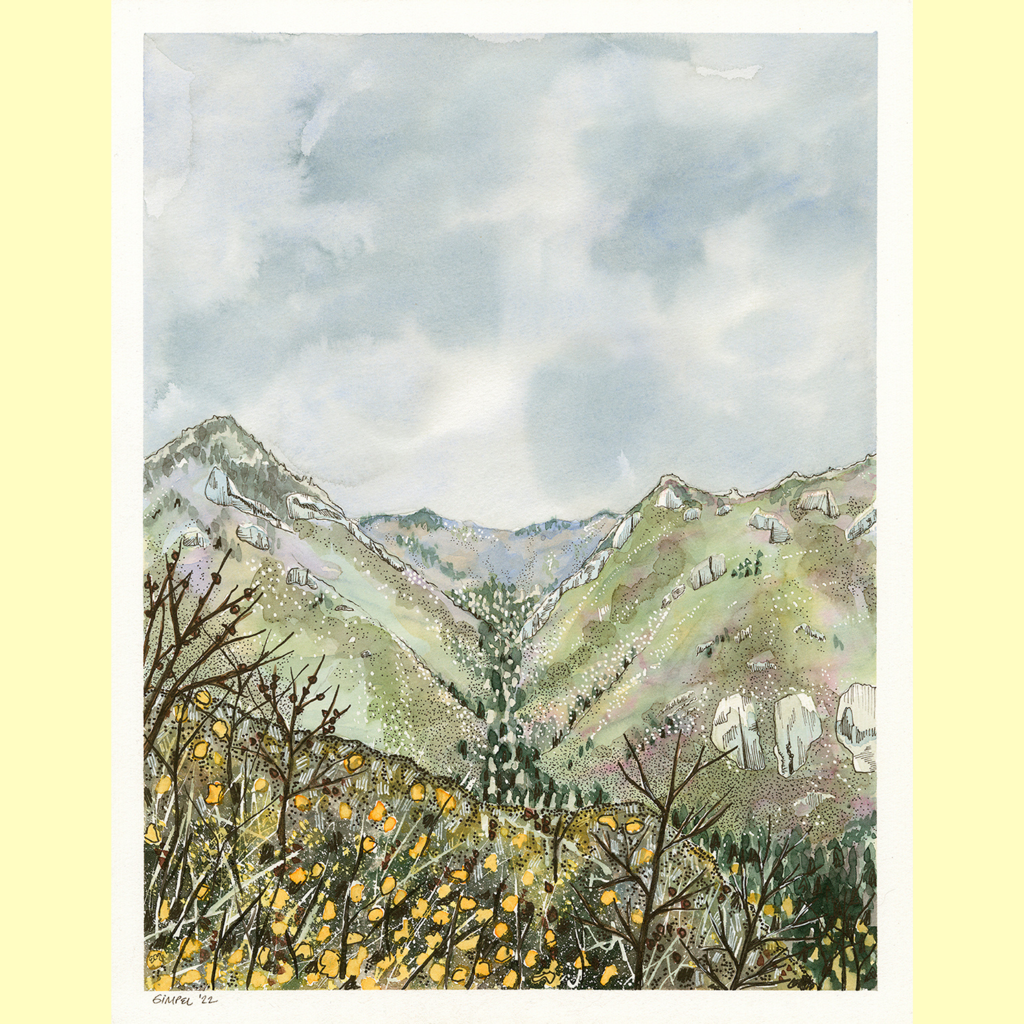 Archival Matte Rainy Fall Print