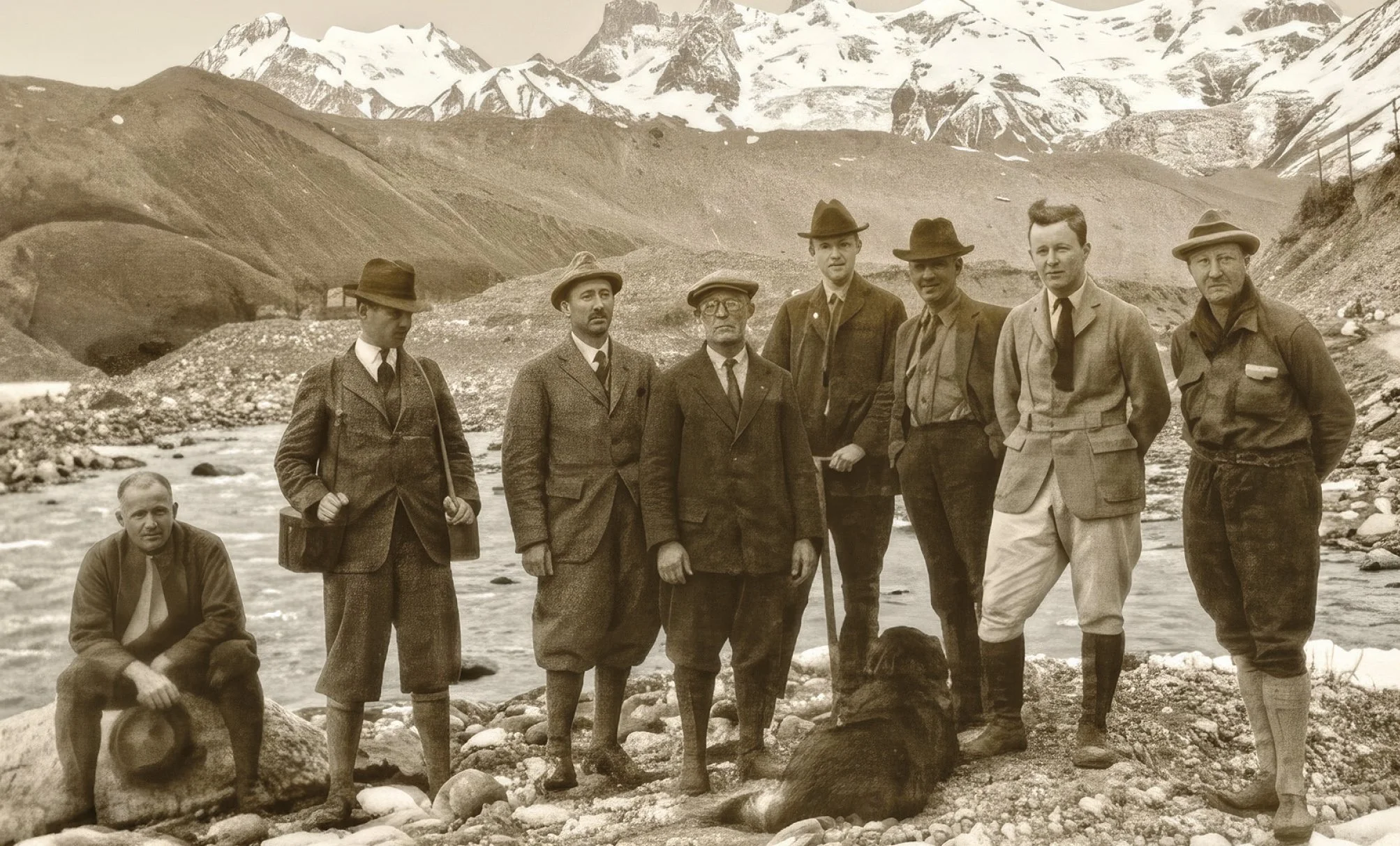 First ascent of Mt Logan, Yukon, Saint Elias Mountains, Canada, MacCarthy Expedition photo, 