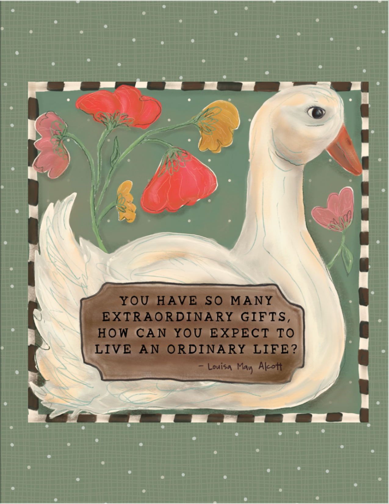 Extraordinary Goose Card