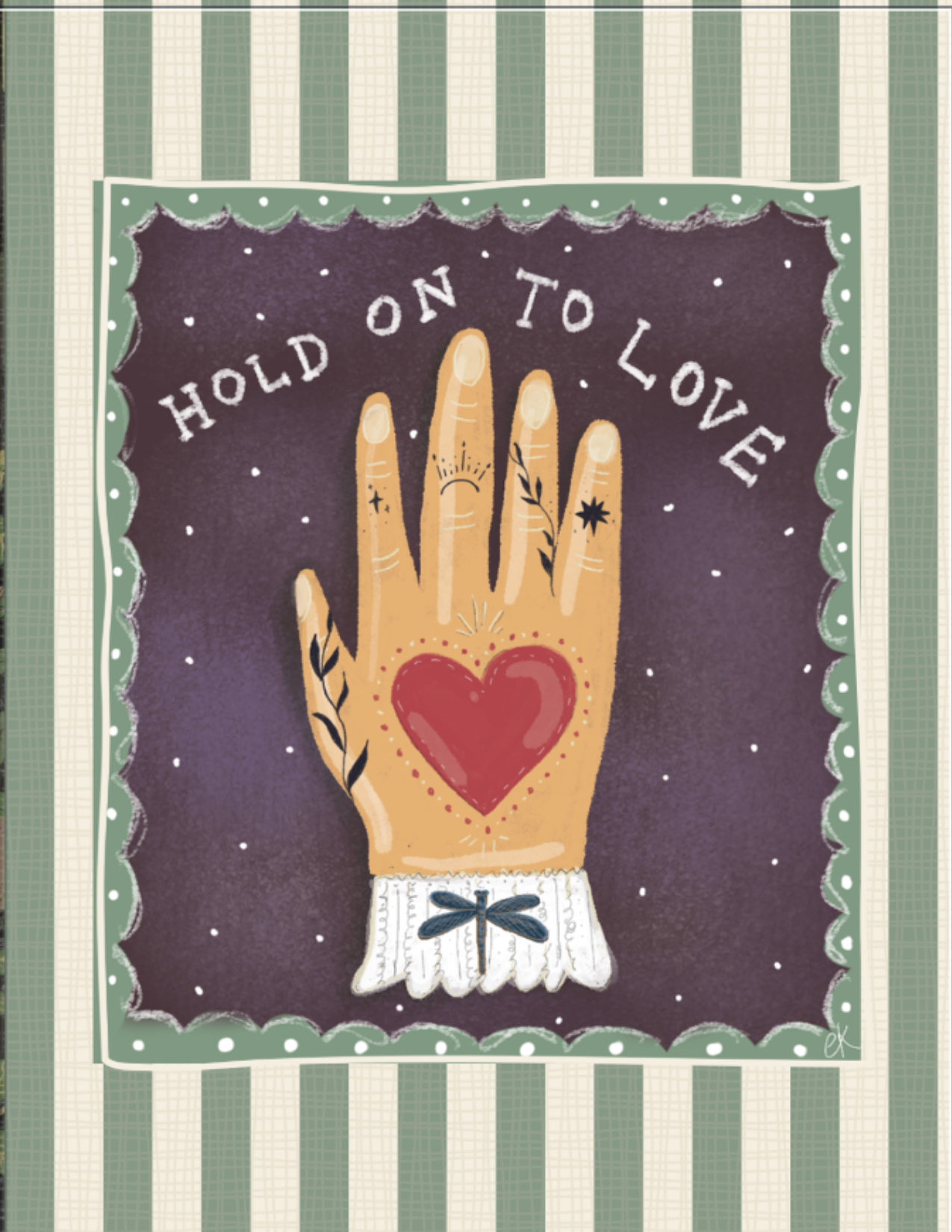 Hold on to Love Card