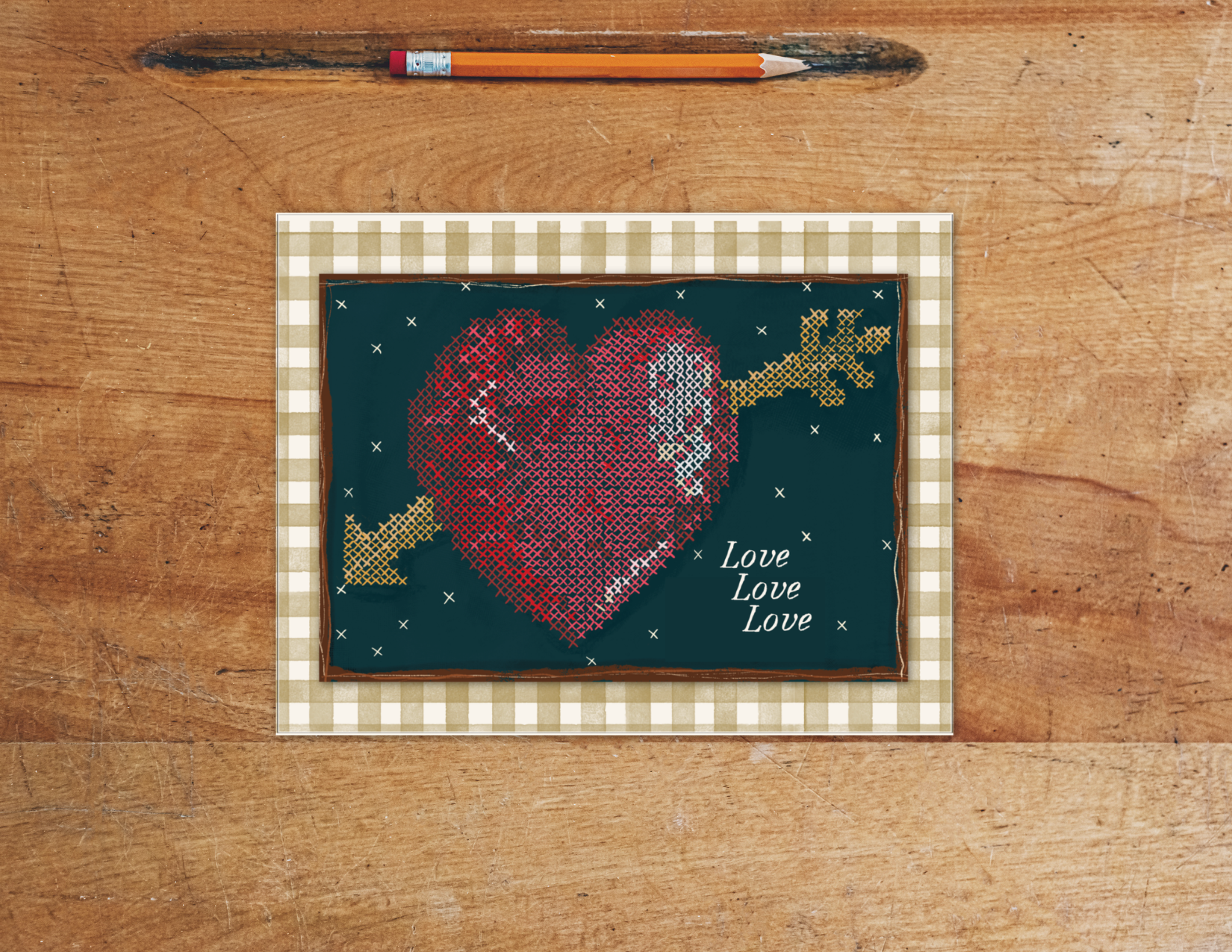 Love Love Love You Card