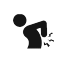 An icon of a person with back pain