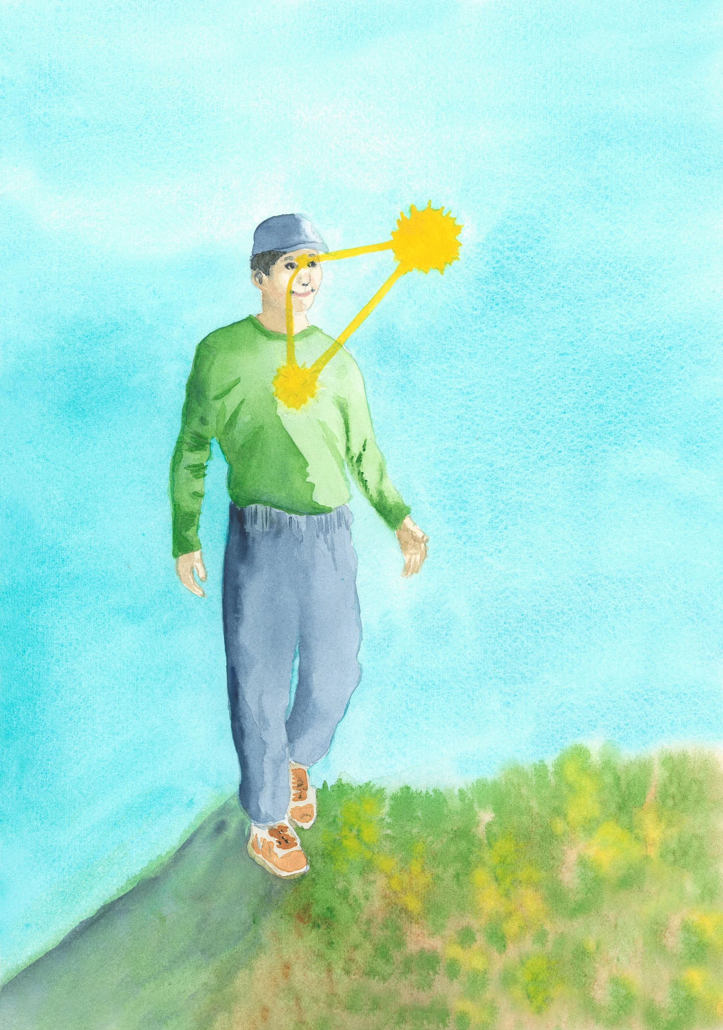Does looking up and walking upright effect your emotions?