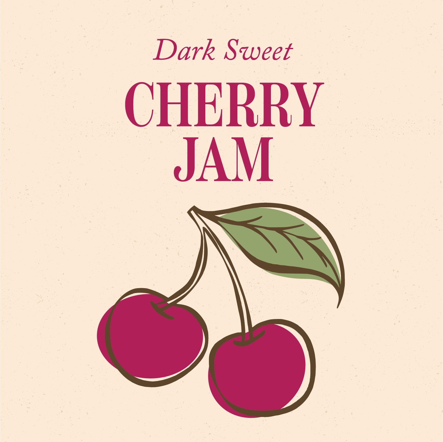 Dark Sweet Cherry Jam