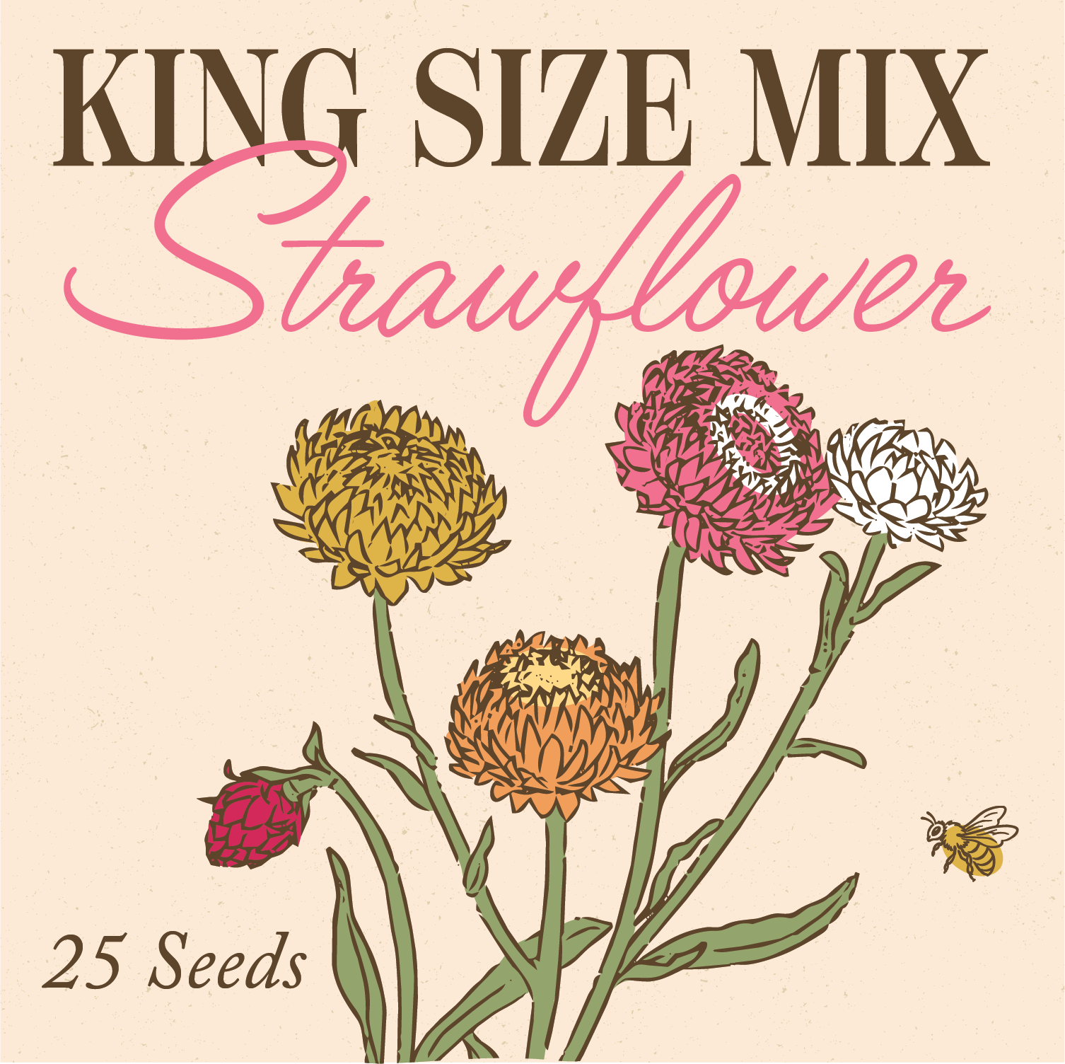 King Size Mix Strawflower Seeds