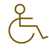 Icon of a person in a wheelchair