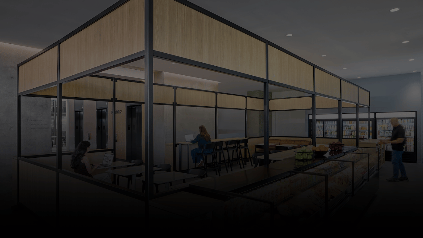 Samsung office cafe built by MCS Construction