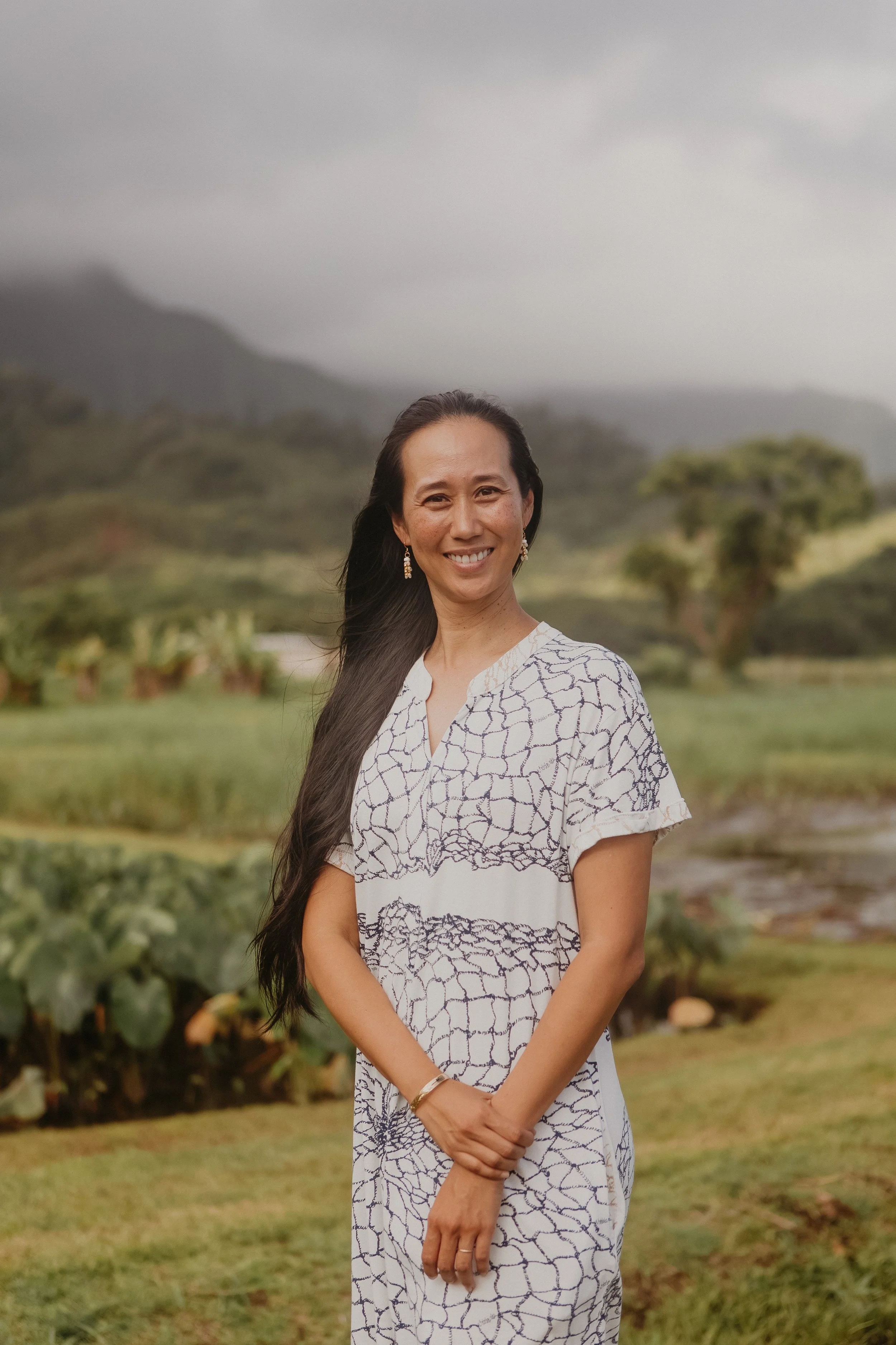 Dr. Leah K. Dowsett, founder and medical geneticist at Hoʻoilina Genomics Institute, in Hawaiʻi.