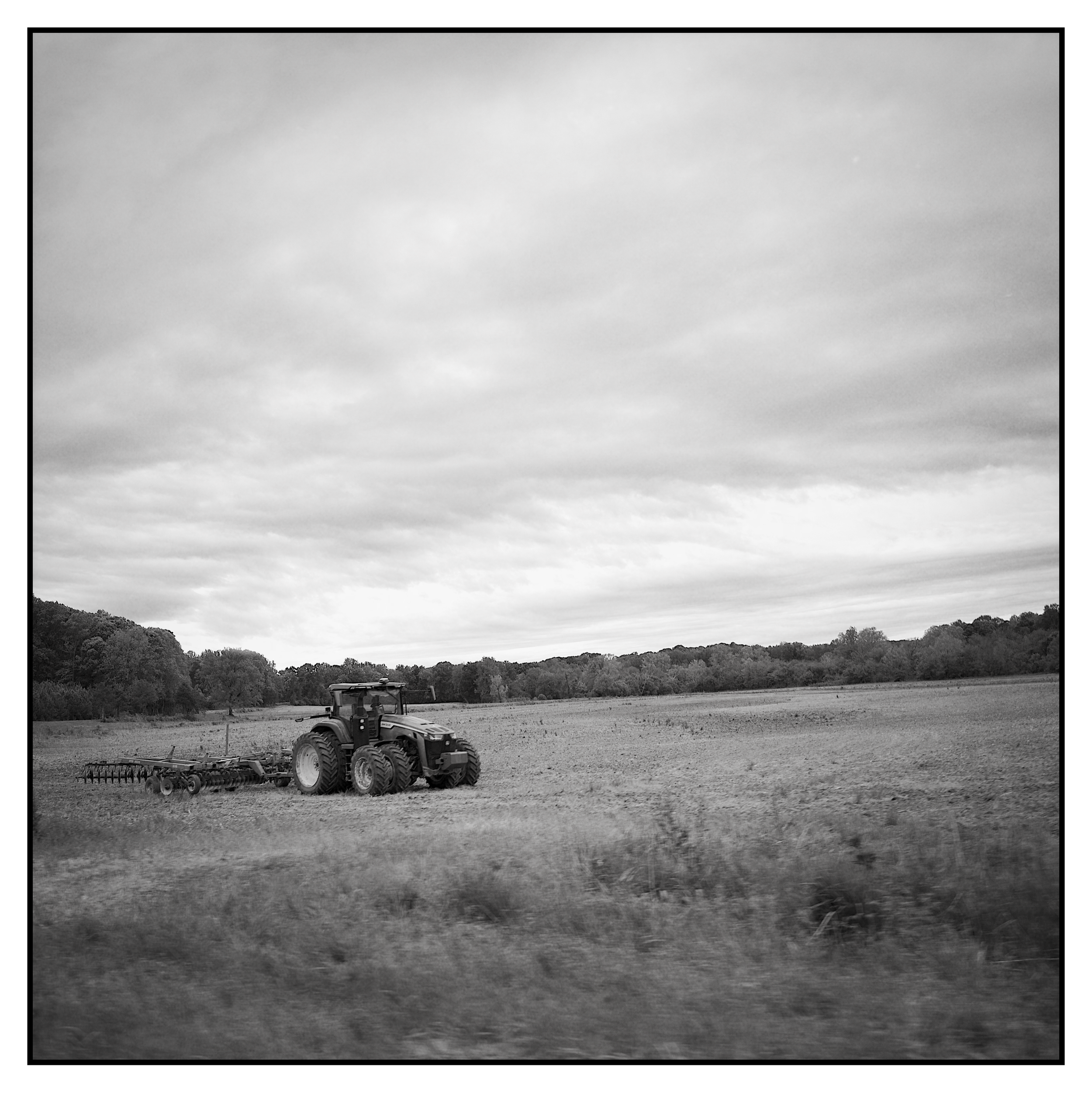 Tractor at work in Lincolnton NC.  The backbone of America.