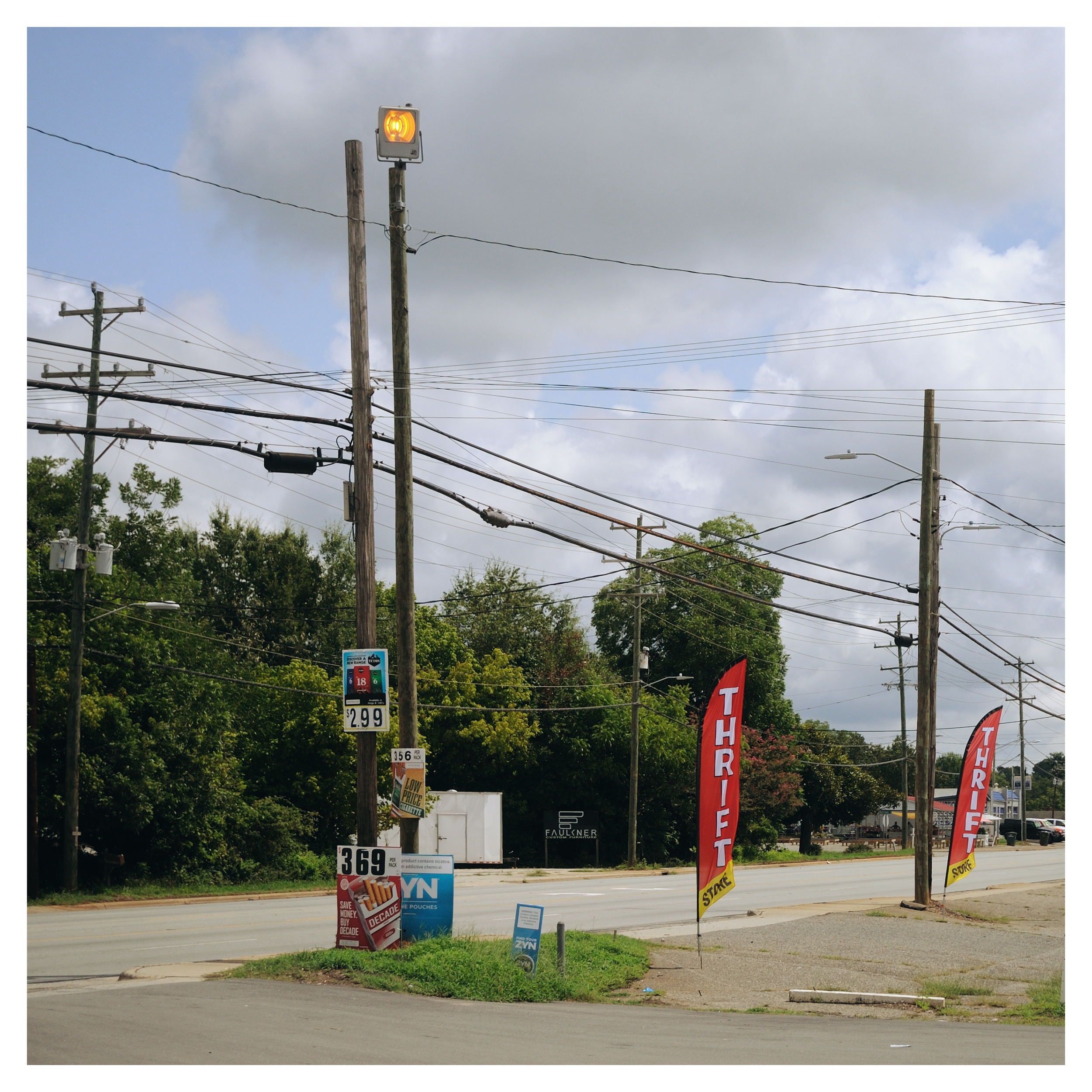 Street light by Exon in Lincolnton NC