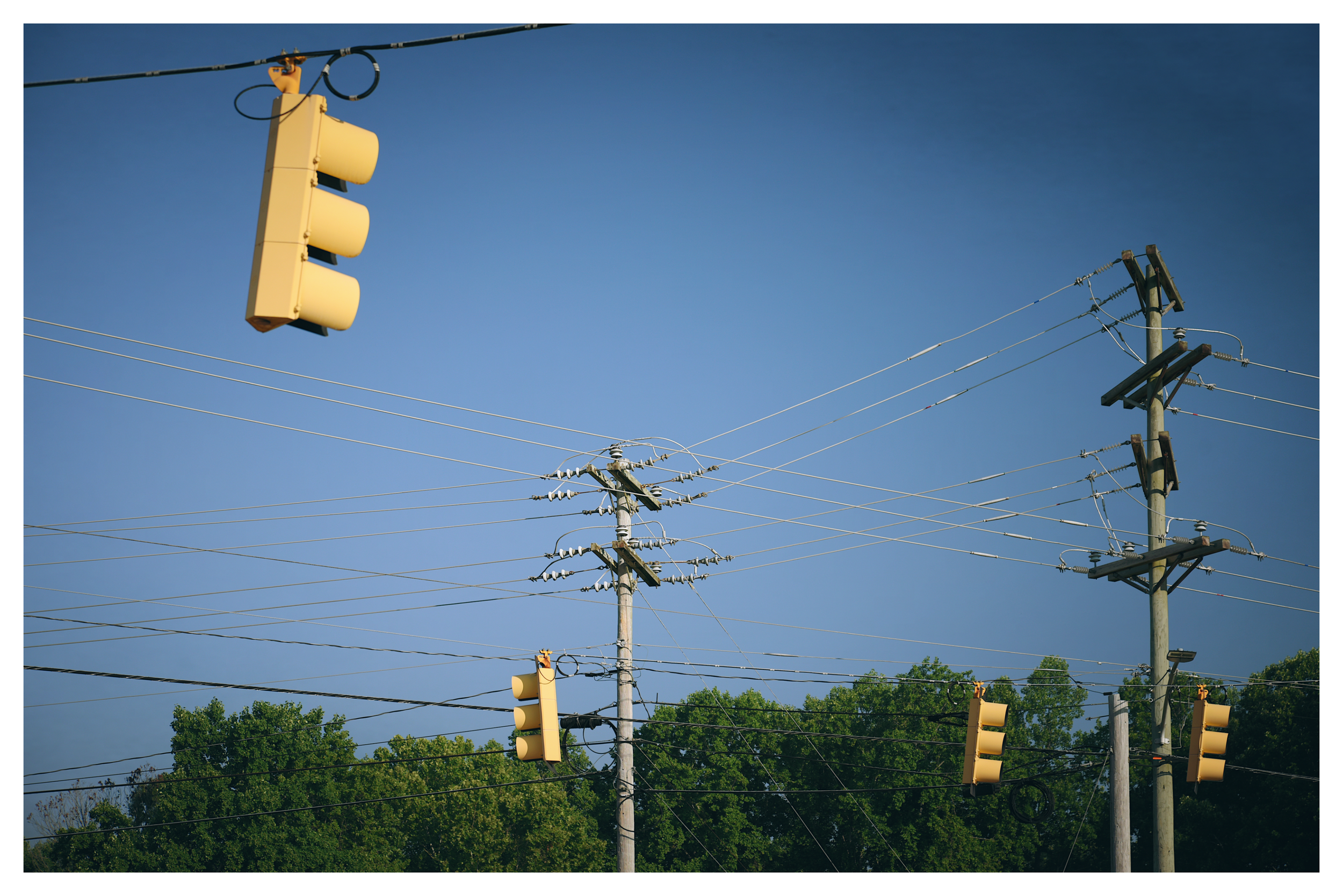 At first I was not so sure about this image.  But I actually really like it.  The stoplights are the players with the one on the left being the anchor.  It's kind of confusing, but also interesting at the same time. It will grow on you.