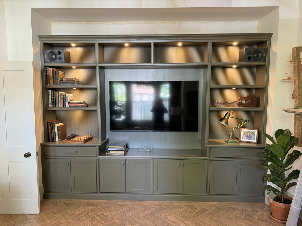 Custom architectural internal arched doors and premium built-in cabinetry finished to millimetre precision.⁠