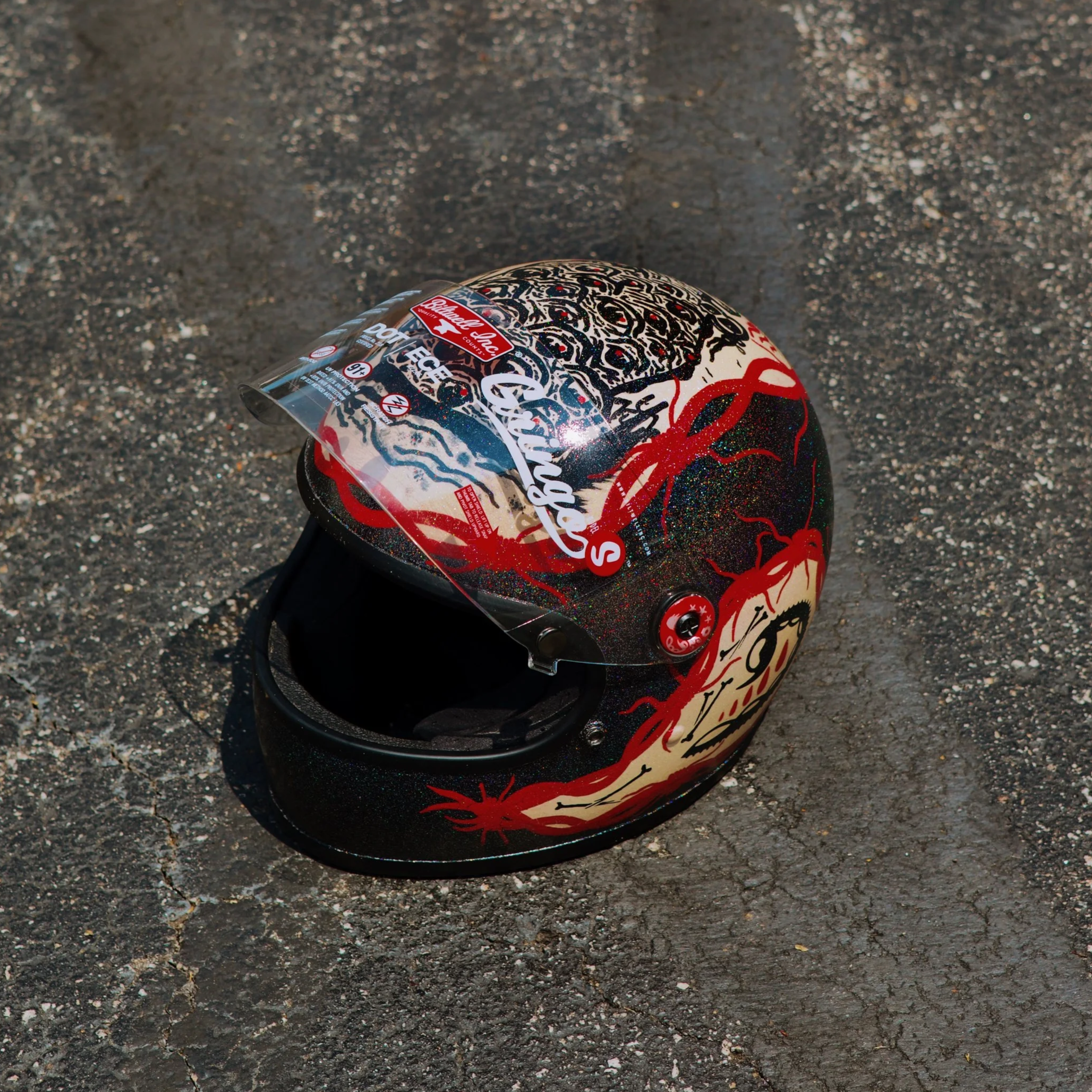 The Watcher 02/150 - Custom Biltwell Gringo S Helmet