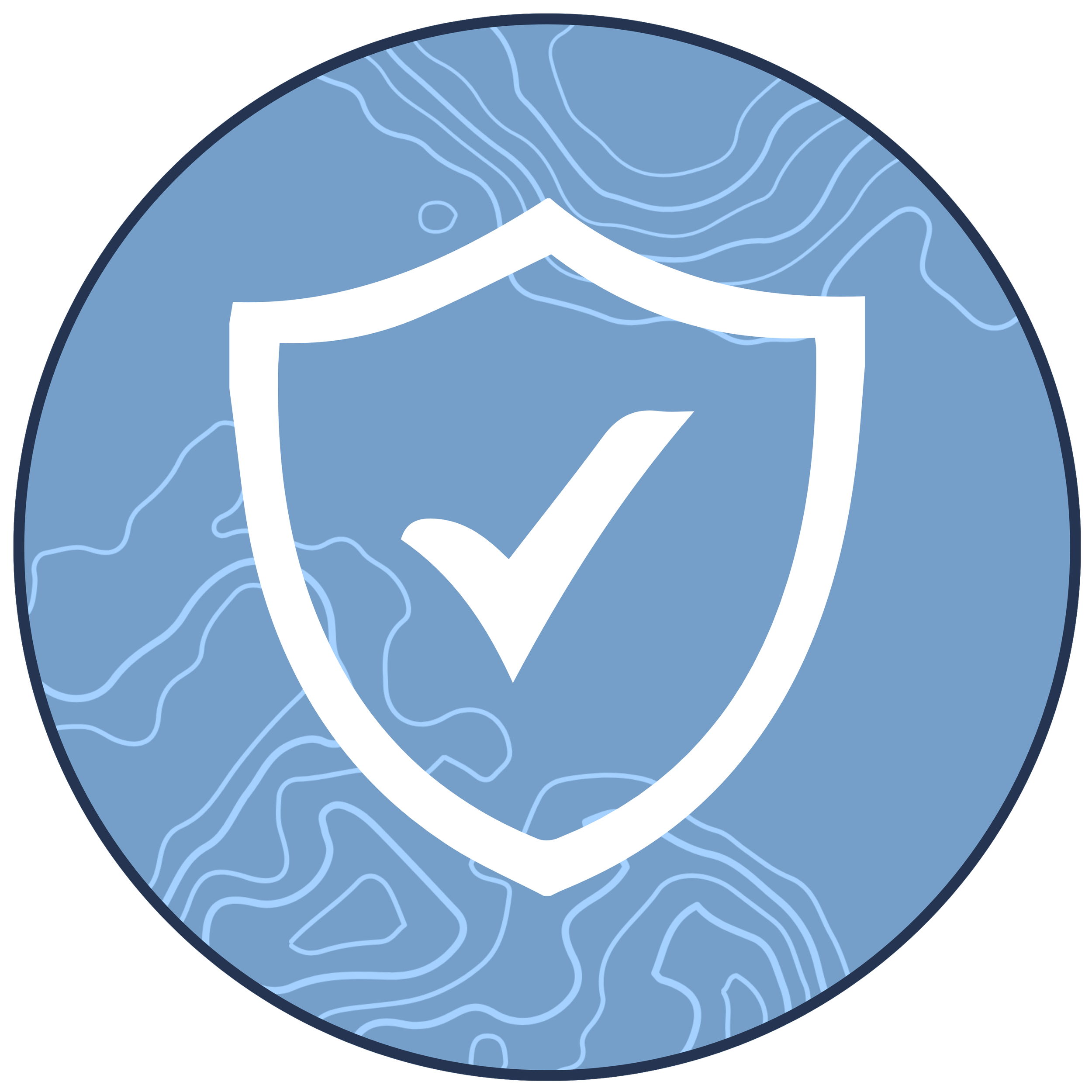 Shield with checkmark icon representing ongoing compliance support