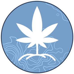 Cannabis leaf icon representing licensing services