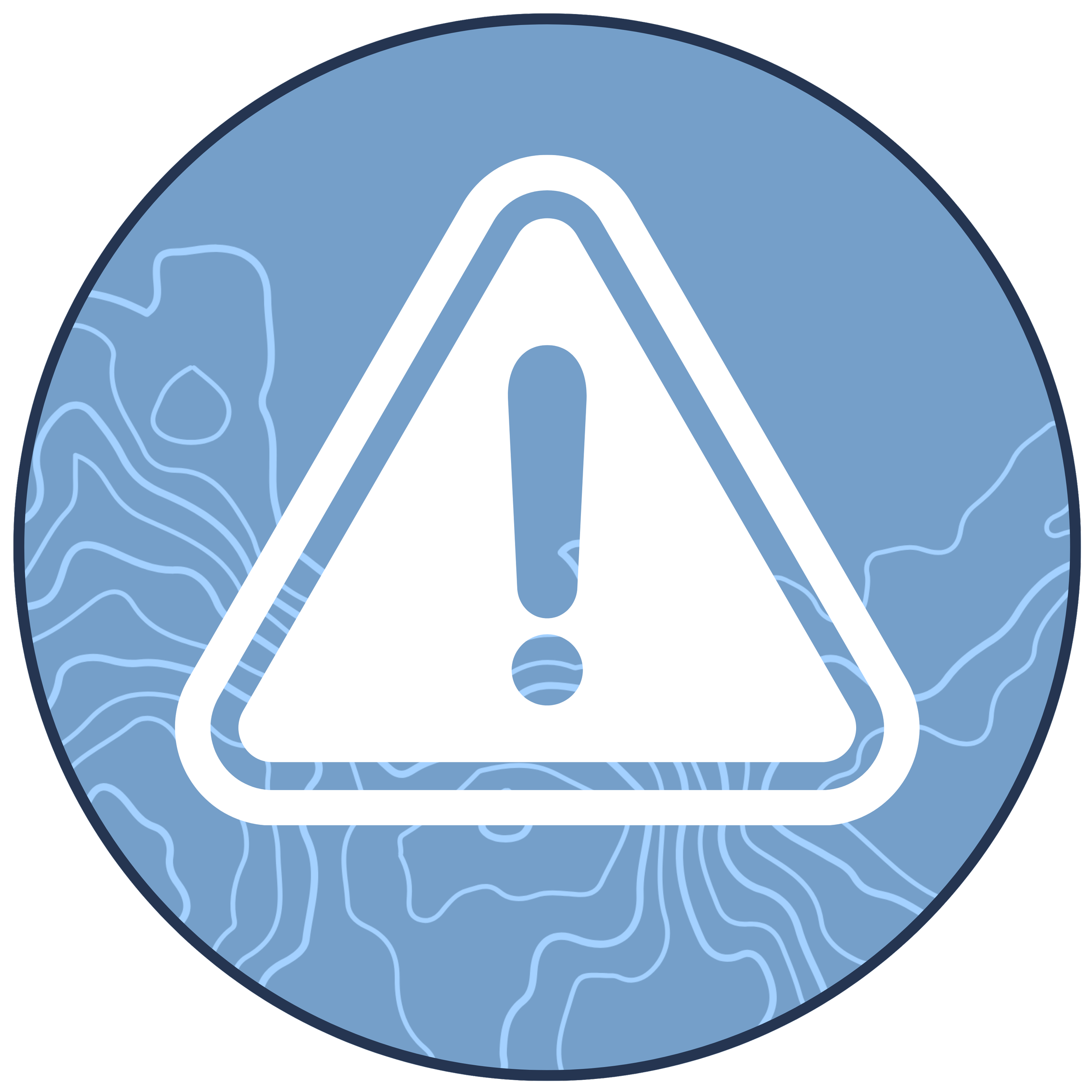Warning triangle icon representing resolving compliance issues