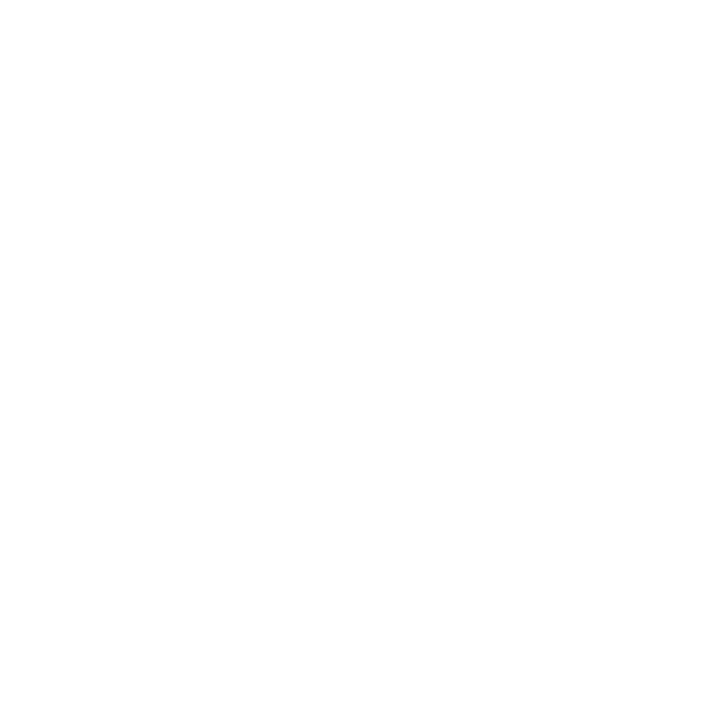 Icon of a vacuum cleaner with a circular brush in the middle, on a black background.