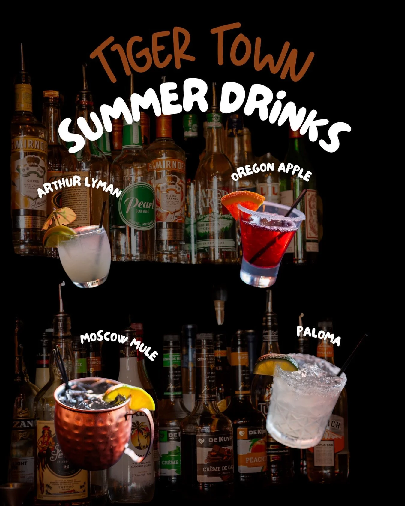 Come celebrate the start of the weekend with some of our signature cocktails especially to celebrate our 250 years of being independent 🇺🇸 🍹 🍻 

#4thofjuly #indepenceday #tigertown #oregon