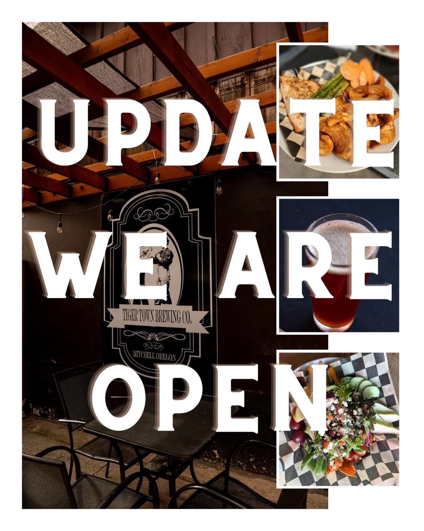 A LITTLE UPDATE FROM TIGER TOWN ❤️

We know the back-and-forth with our doors opening and closing has been a little crazy, and we&rsquo;re truly sorry for the confusion. We&rsquo;re doing everything we can to stay open whenever the roads allow us to.