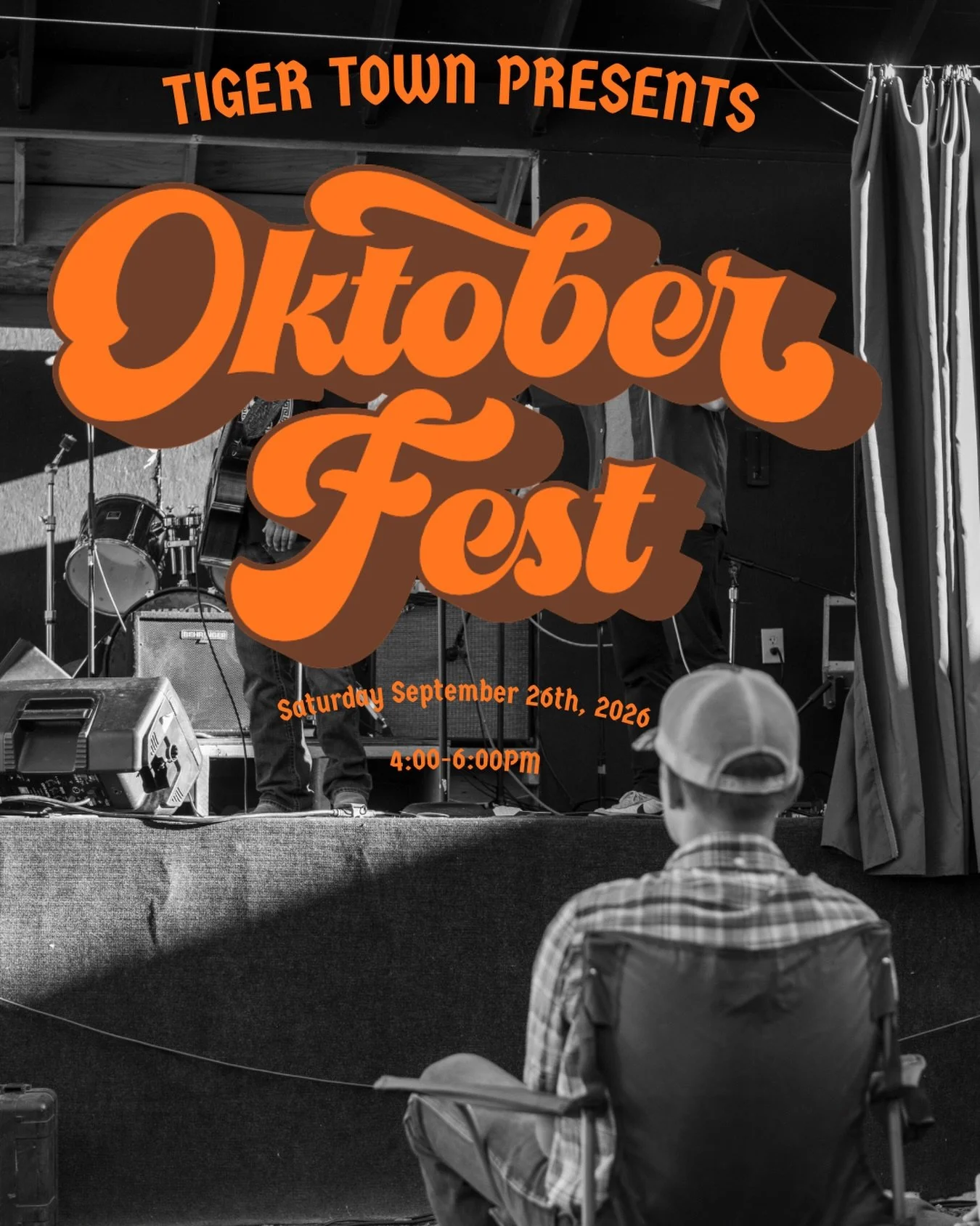 TOMORROW 
Tiger Town&rsquo;s very own OKTOBERFEST 🍻 

Live music, food, and beer! 

Join us for the fun as we bring in the fall season!!