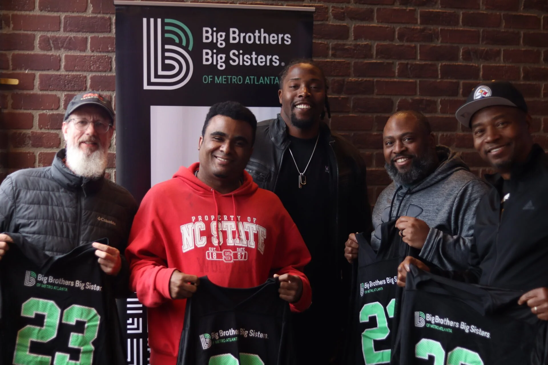 NFL ALUMNI SPEAKS AT BBBSMA 2023 BIG DRAFT EVENT
