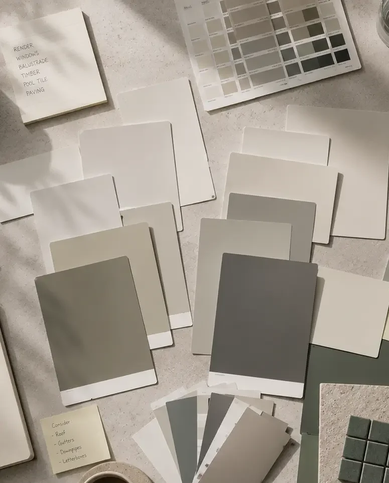 So many colour swatches to choose from