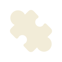 Pièce de puzzle blanche contre un fond noir