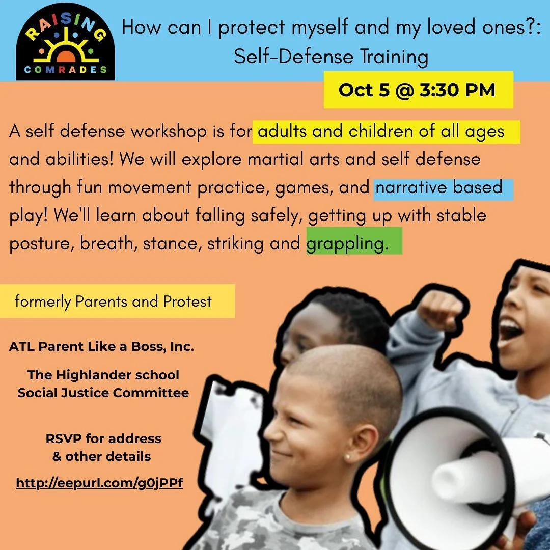 IYKYK and if you don&rsquo;t, get with us, register and come out this weekend.  We study. We train. We commune. We protest. Bring snacks and your beb&eacute;s. Slide in our DMs or reach out to the person that invited you  for the address. See you Sun