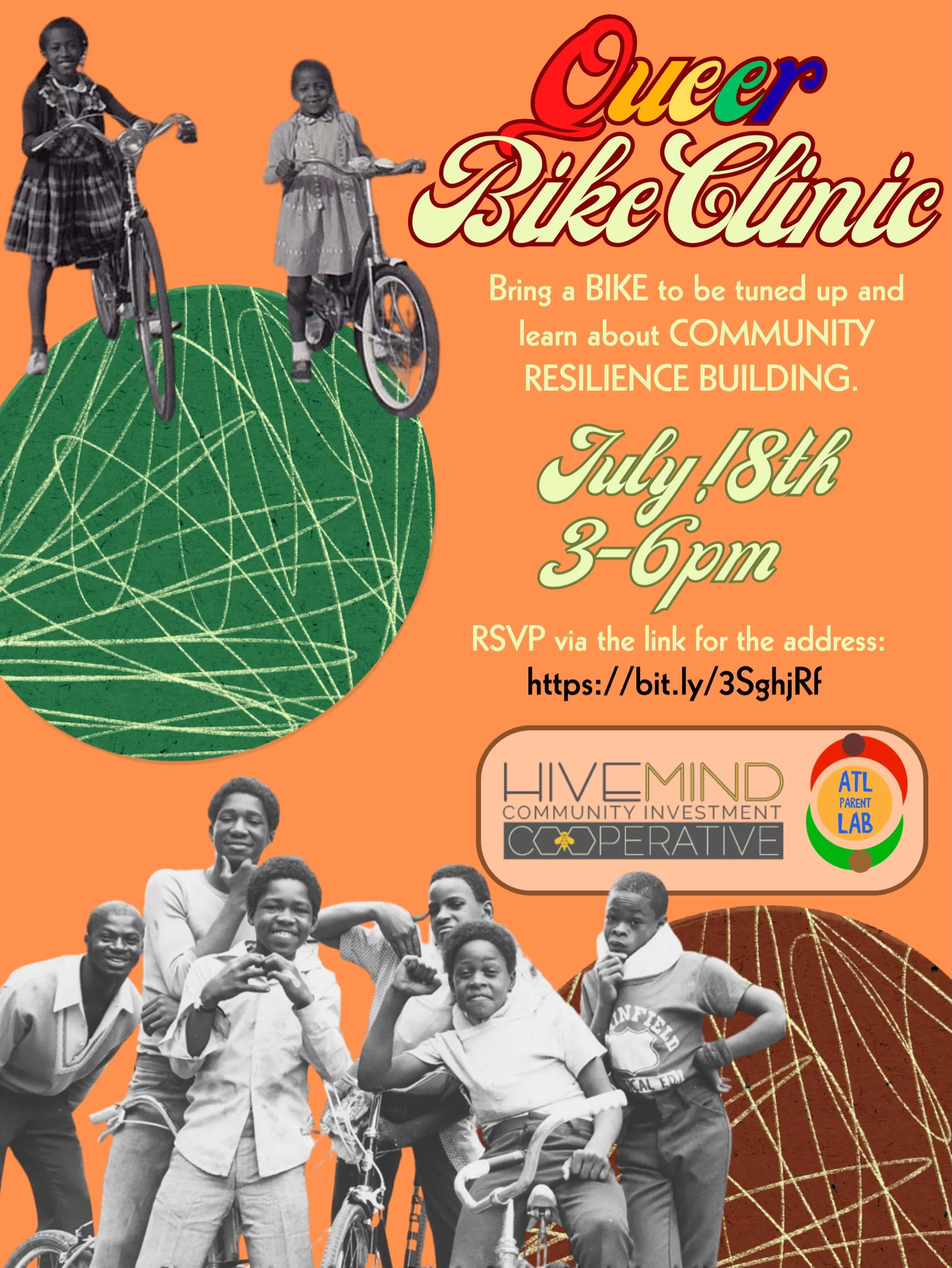 Our Queer Bike Clinic Checklist:

Bikes? ✅
Water? ✅
Resources? ✅
YOU? &hellip;

Y&rsquo;all&hellip;our Queer Bike Clinic is TOMORROW. Show up for yourself, show up for your community. We&rsquo;re excited to see you all there. ❤️