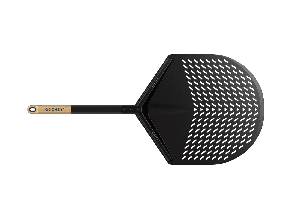 Next-level performance is effortless to handle with the Balance Placement Peel. Combining the lightweight aluminum blade with a comfortable Beech wood handle, this durable placement peel enables you to launch pizzas with greater ease and control.
