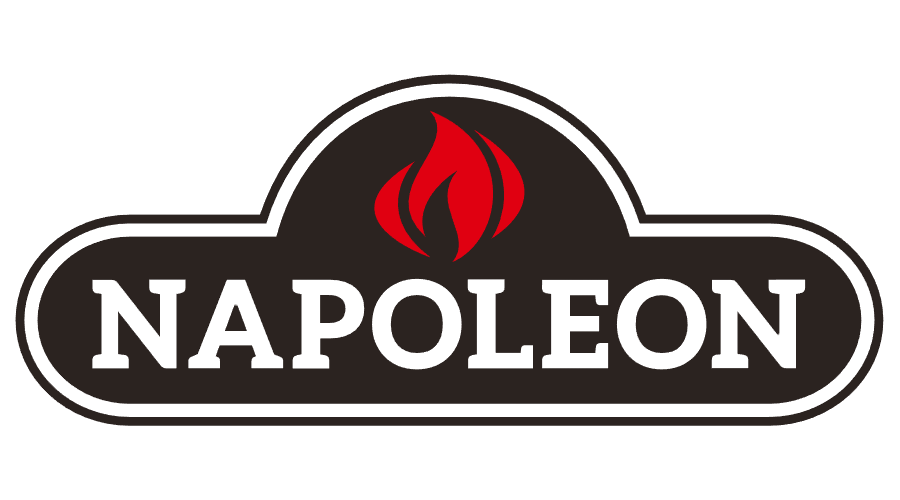 Logo with the word 'Napoleon' and a red flame icon above it.