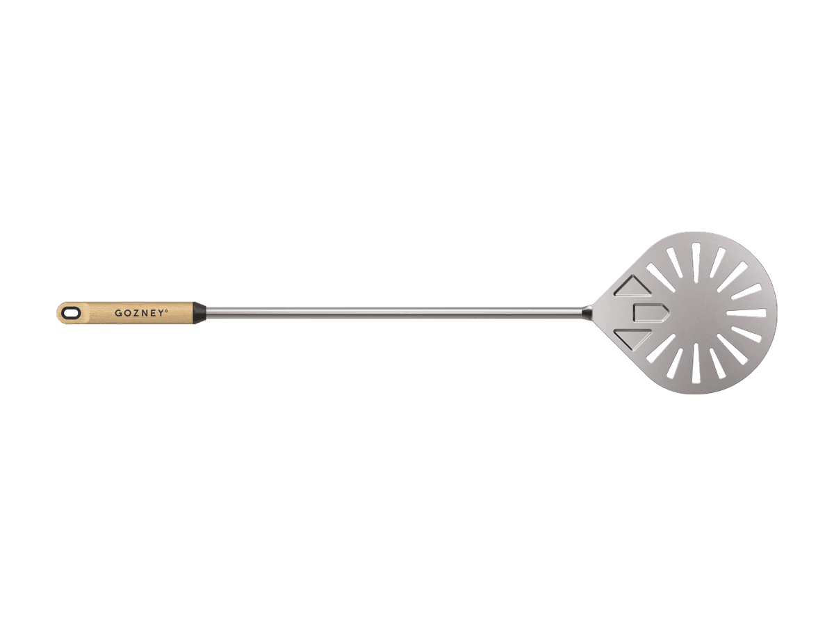 Next-level performance is effortless to handle with the Balance Turning Peel. Combining a larger stainless steel blade with a comfortable Beech wood handle, this durable turning peel enables you to turn and move pizza with greater ease and control. 