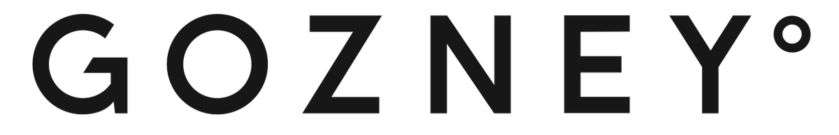 Text that reads 'GO ZNEY' in black capital letters on a white background.