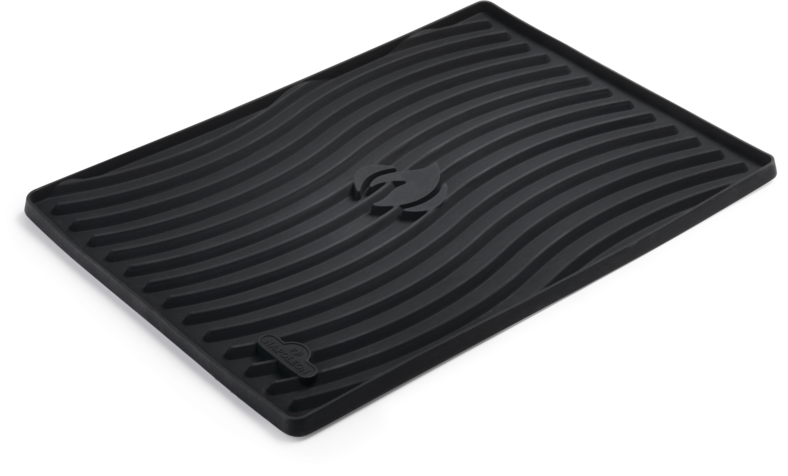 Keep your side shelves clean and safe with this perfectly sized, heat resistant, silicone Protective Mat.
