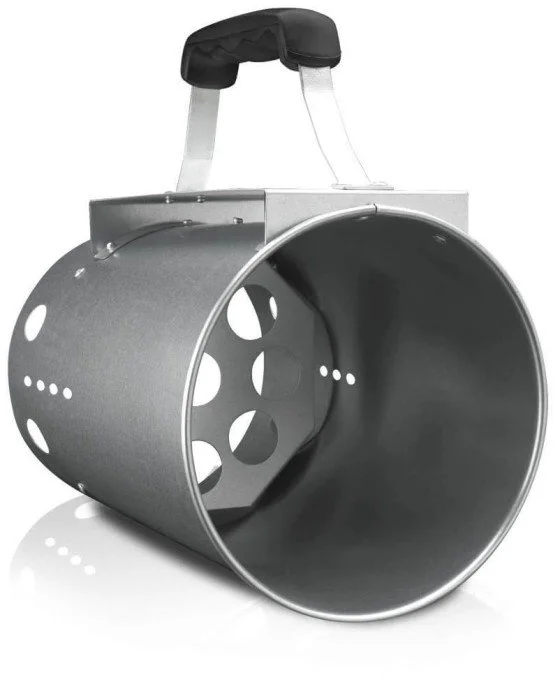 The Charcoal Starter is a quick, safe and efficient way to start charcoal for your charcoal barbecue grills.
