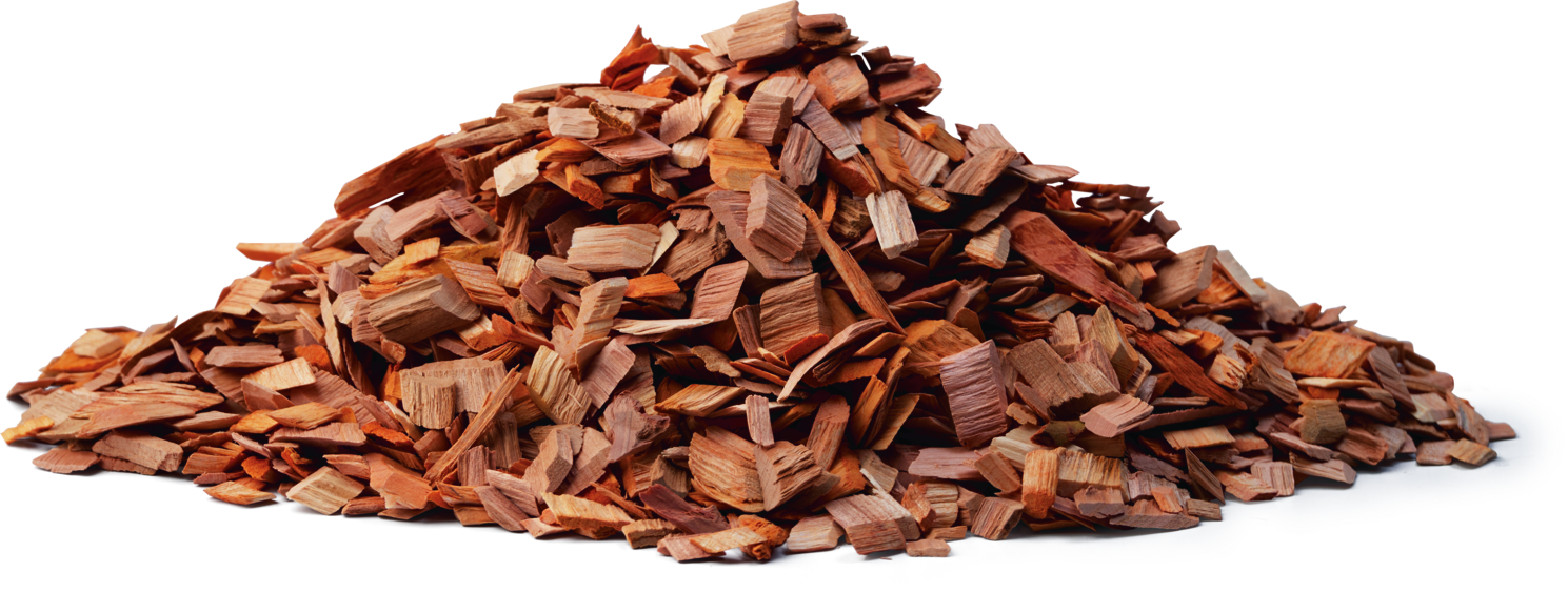 The smoke from Cherry Wood Chips is tart and fruity. It is best when used for smoking red meats like venison and beef.