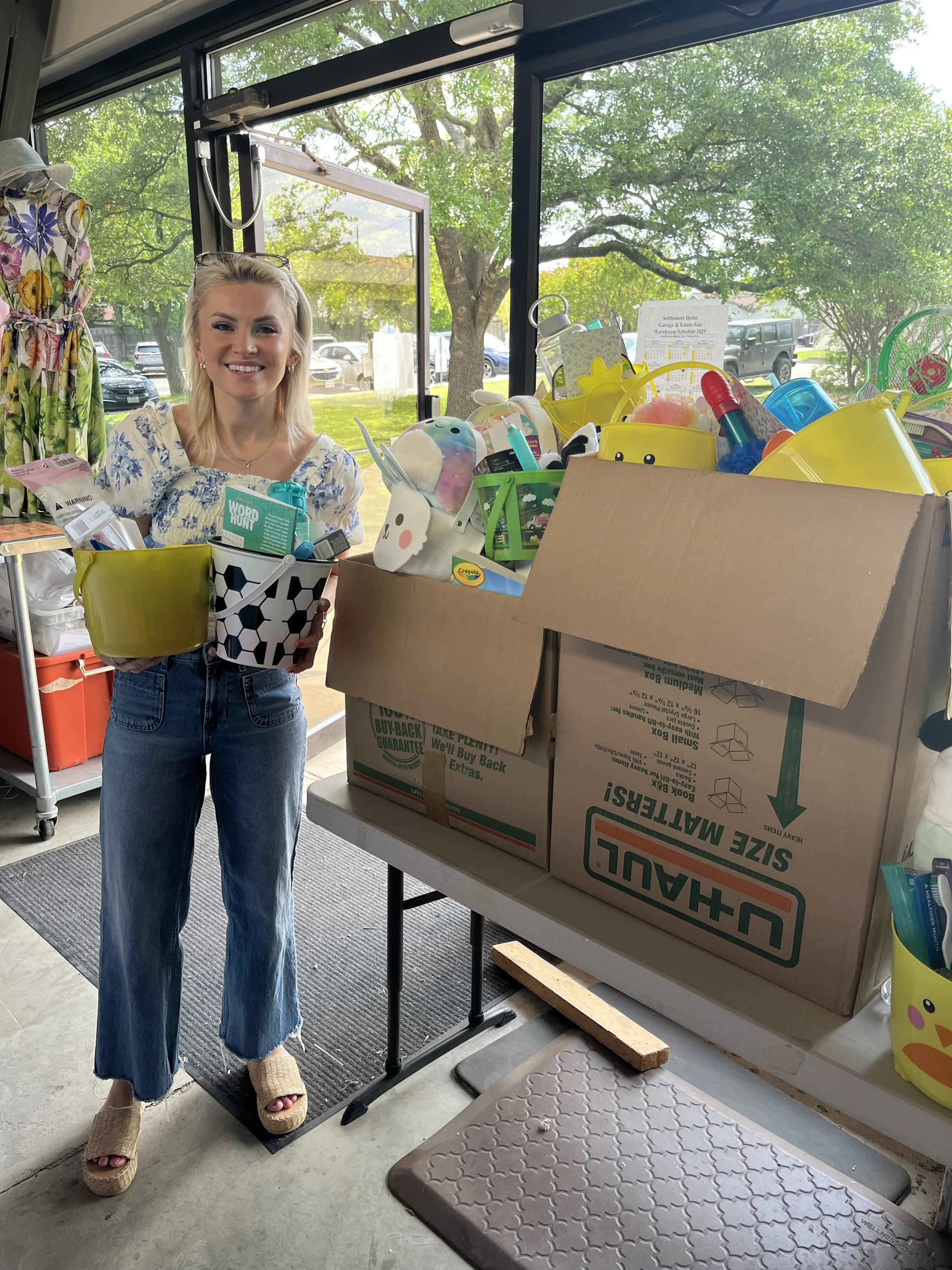 Beyond the Basket: Donating 50 Easter Baskets to The Settlement Home for Children