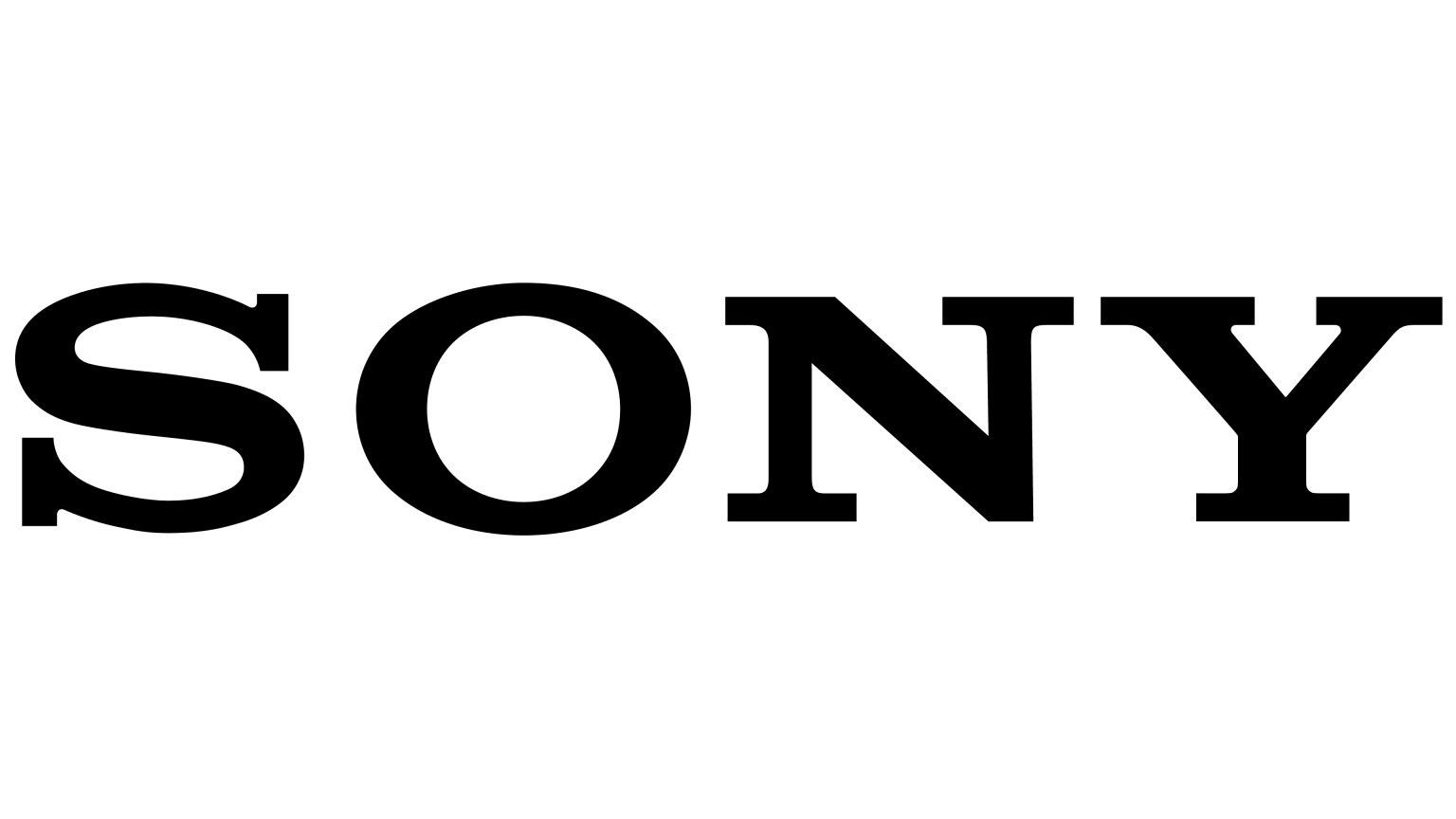 Black and white image with the word 'SONY' in large, bold letters.