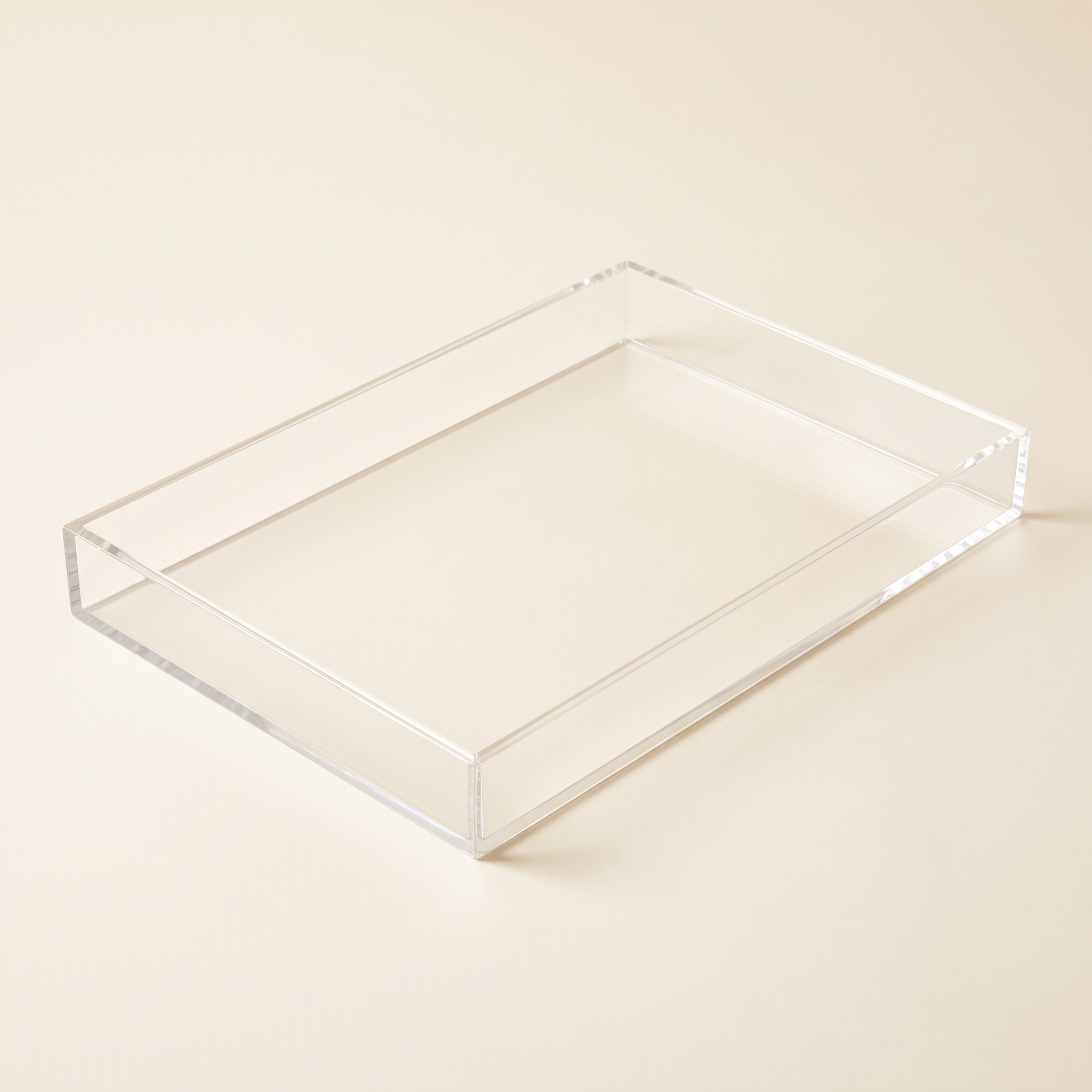 Large Rectangle Acrylic Tray