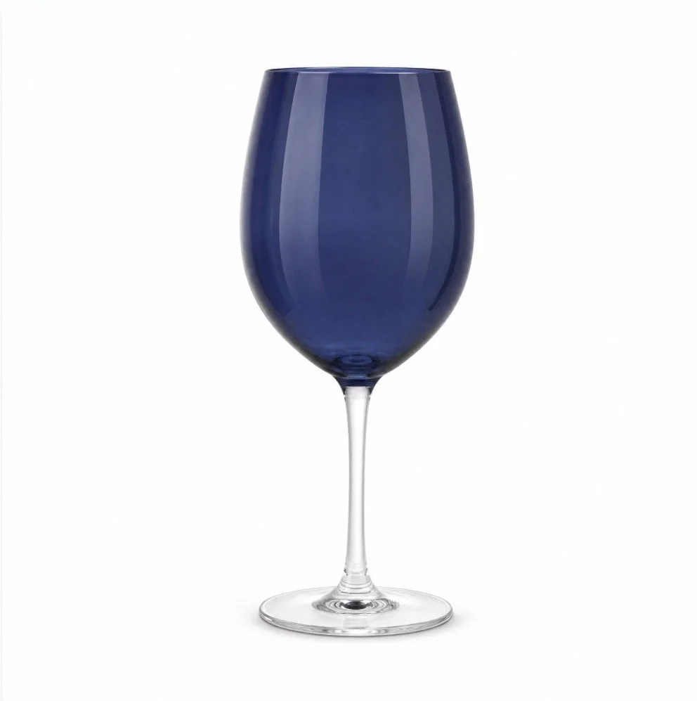 Cobalt Crystal Wine Glasses 