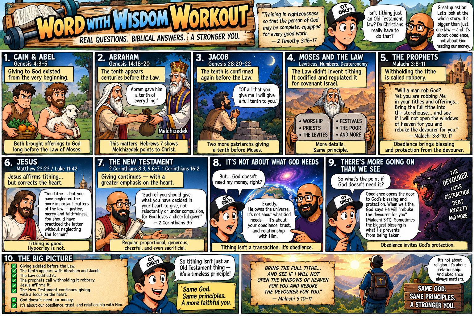 Word With Wisdom Workout Tithing
