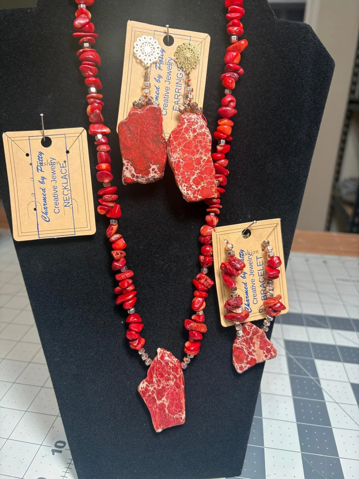 Red Gemstone Necklace