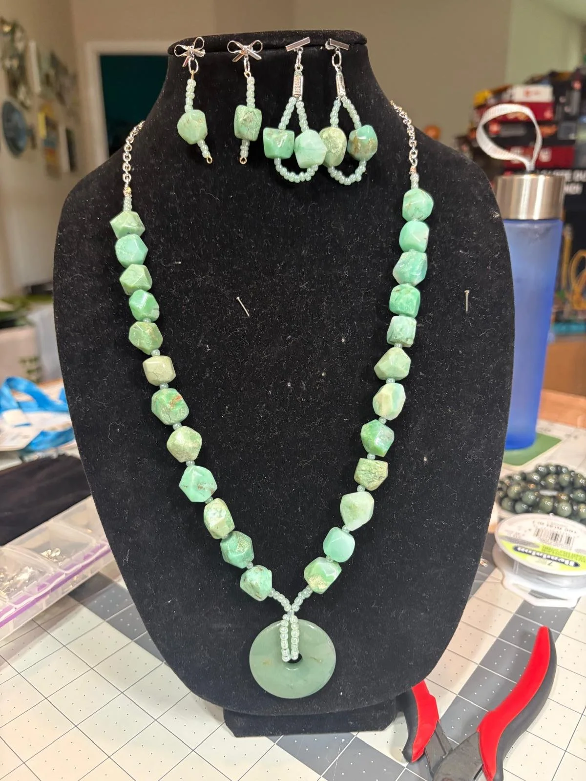 Green Gemstone Necklace