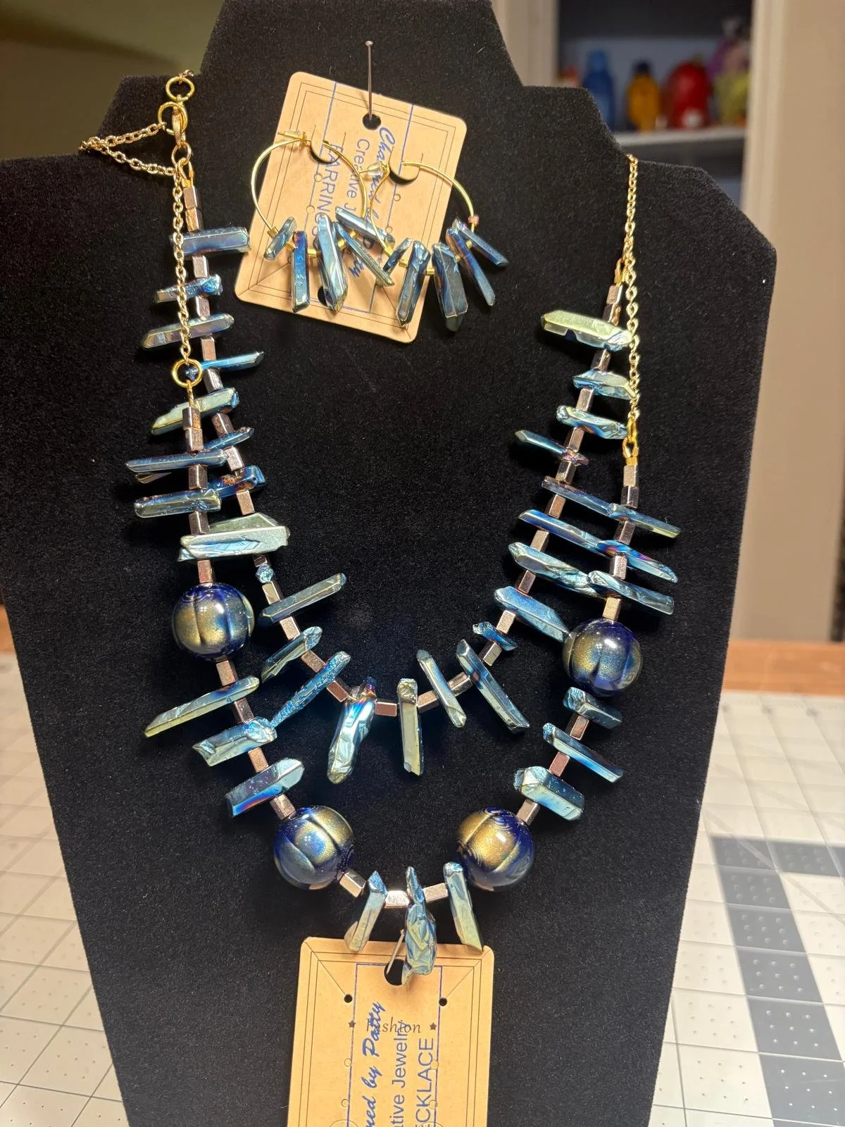 Blue Stone Necklace