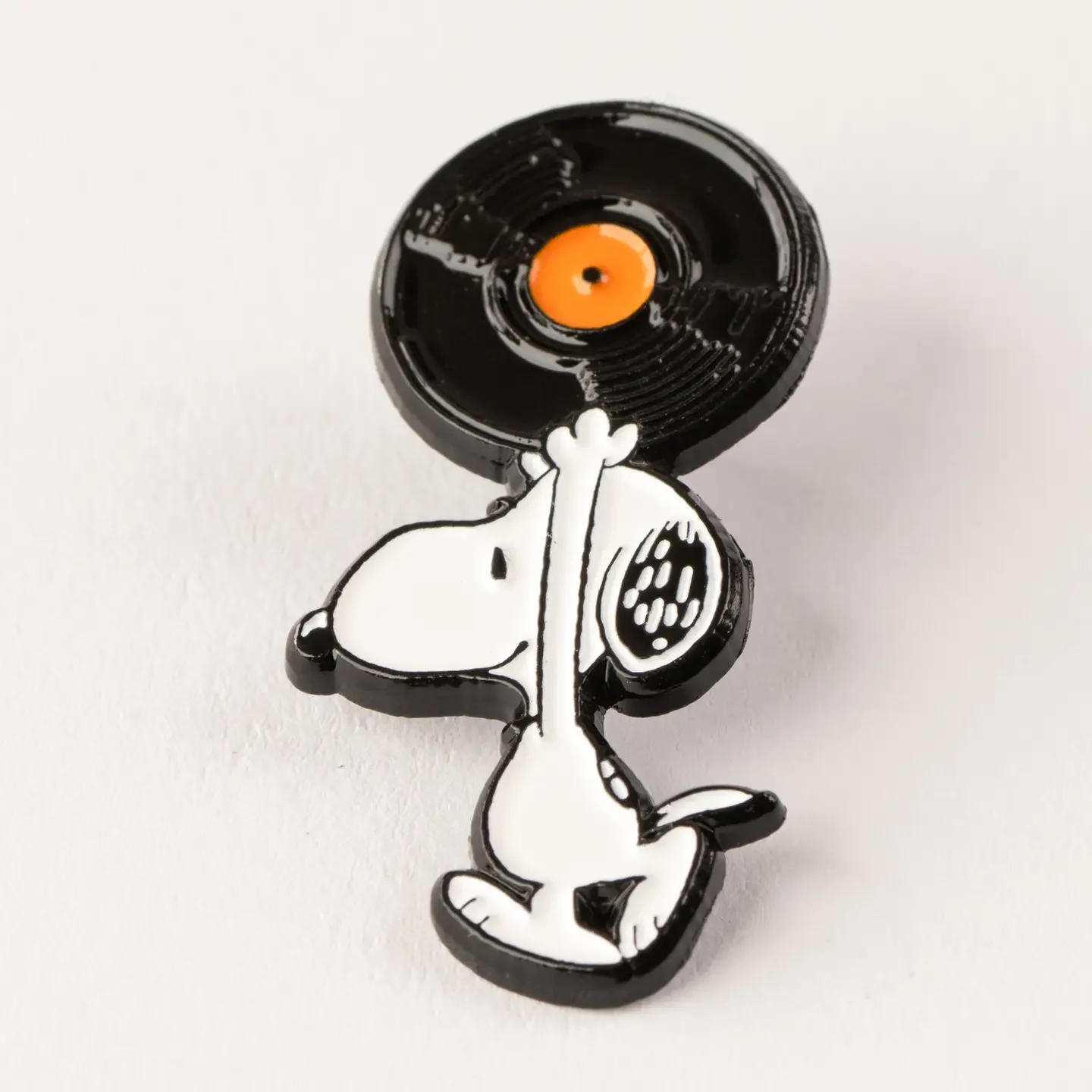 Peanuts Pin - Orange Record.webp