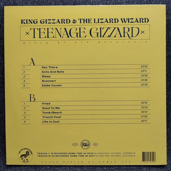 King Gizzard & The Lizard Wizard-Teenage Gizzard LP back.jpg