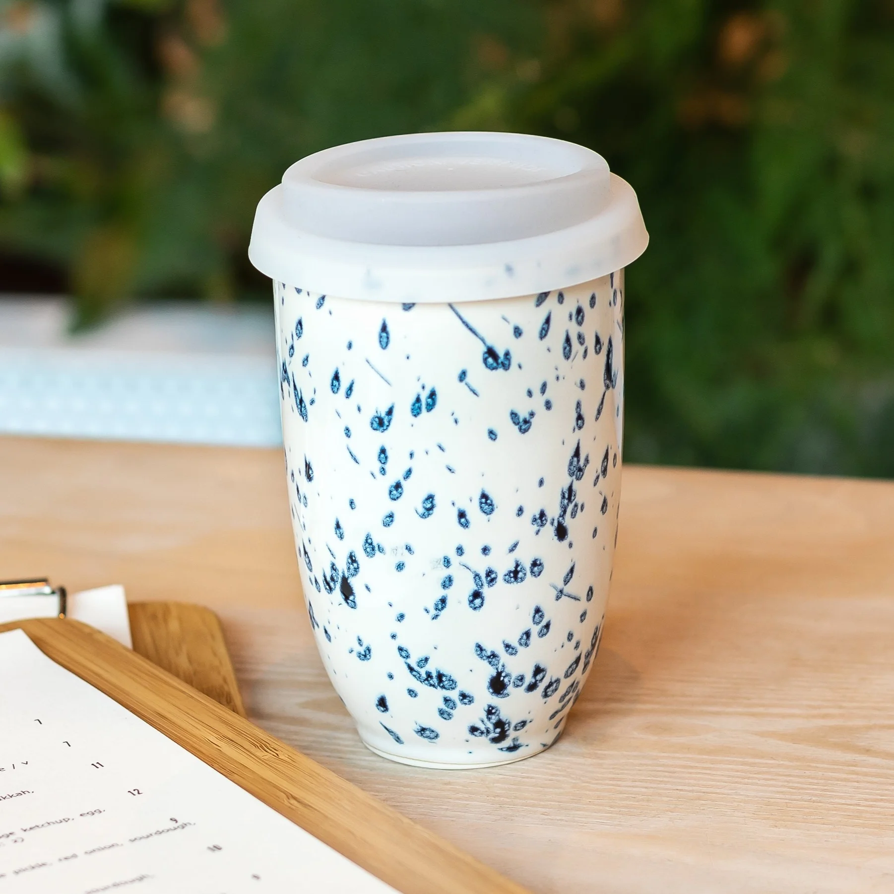Orchid Ceramic Travel Mug - 12oz