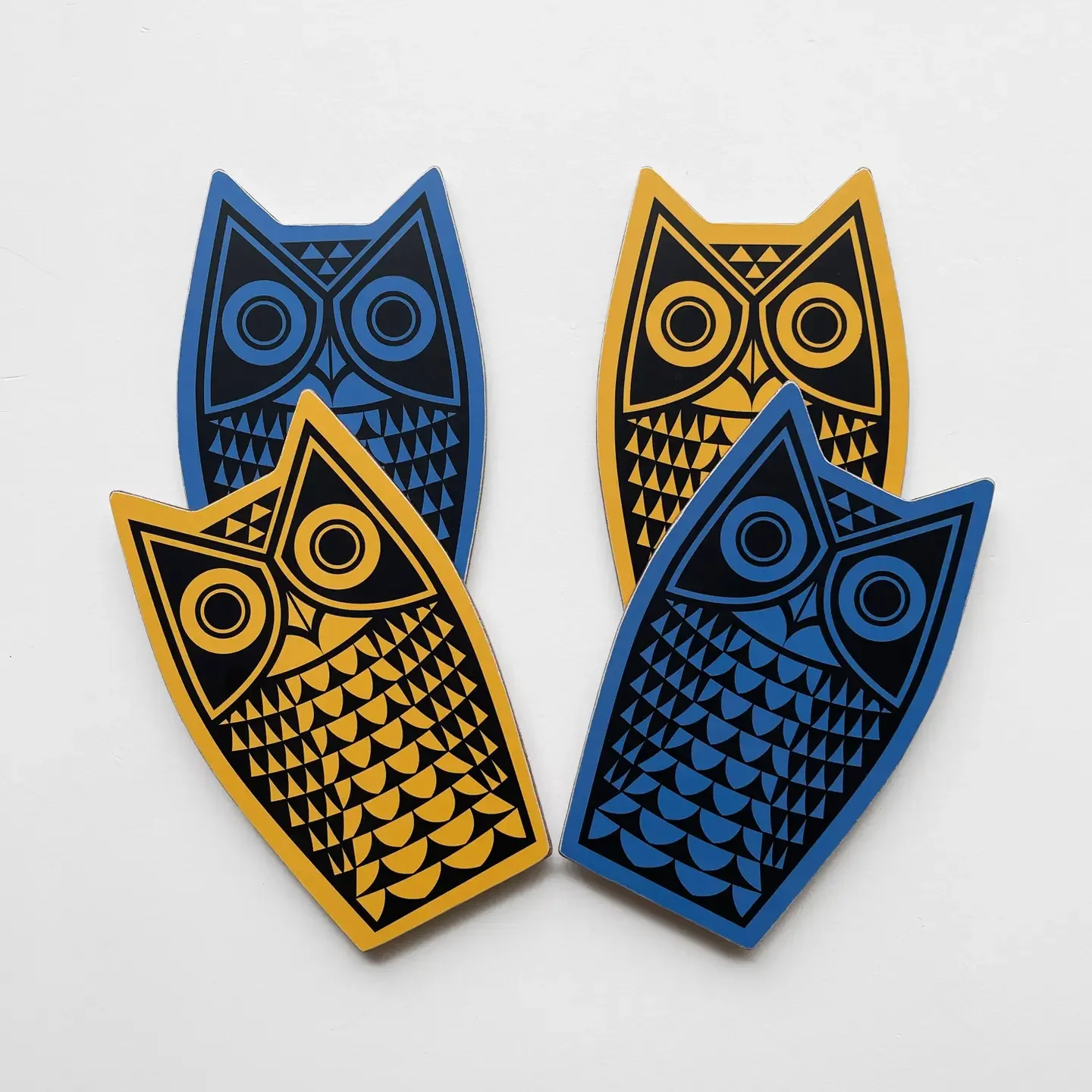 Owl Coaster Set .webp