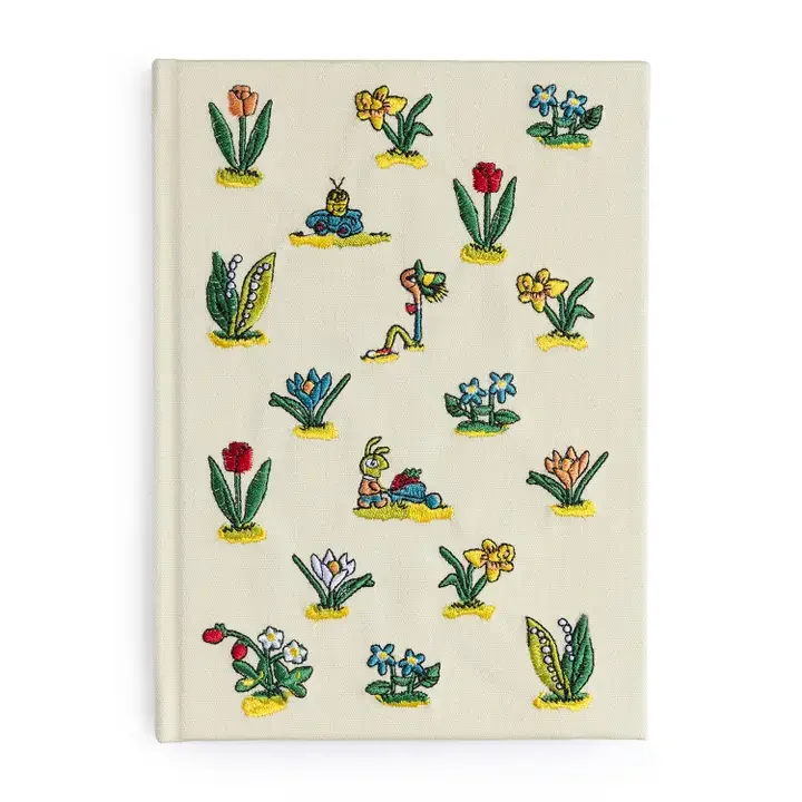 3P4 X Richard Scarry® : Lowly Floral Embroidered Journal